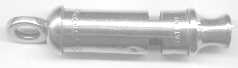 'The Metropolitan' police whistle with patent stamp-mark
