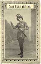 'Come Along With Me.' postcard