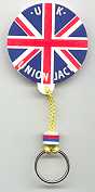 UK Union Jack key ring